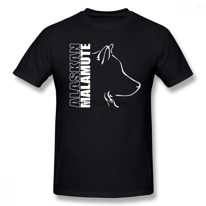 

Men's T Shirts Alaskan Malamute Dog Shirt Short Sleeve Custom Men Cool Big Size O-neck Cotton Clothes For, Notprint