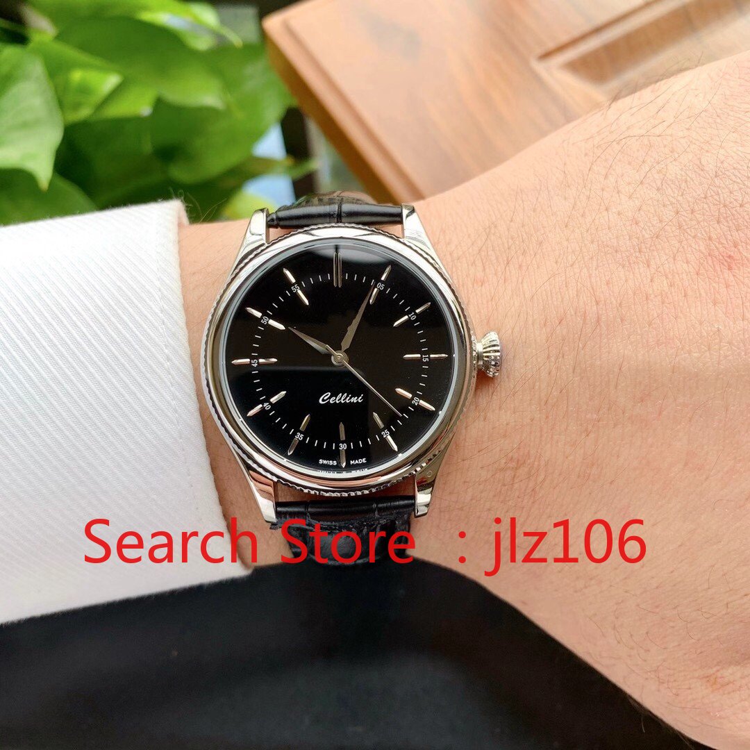 

LLS Men's Mechanical Watch, clone, 39mm diameter design, built-in automatic mechanism, sapphire mirror surface,mm
