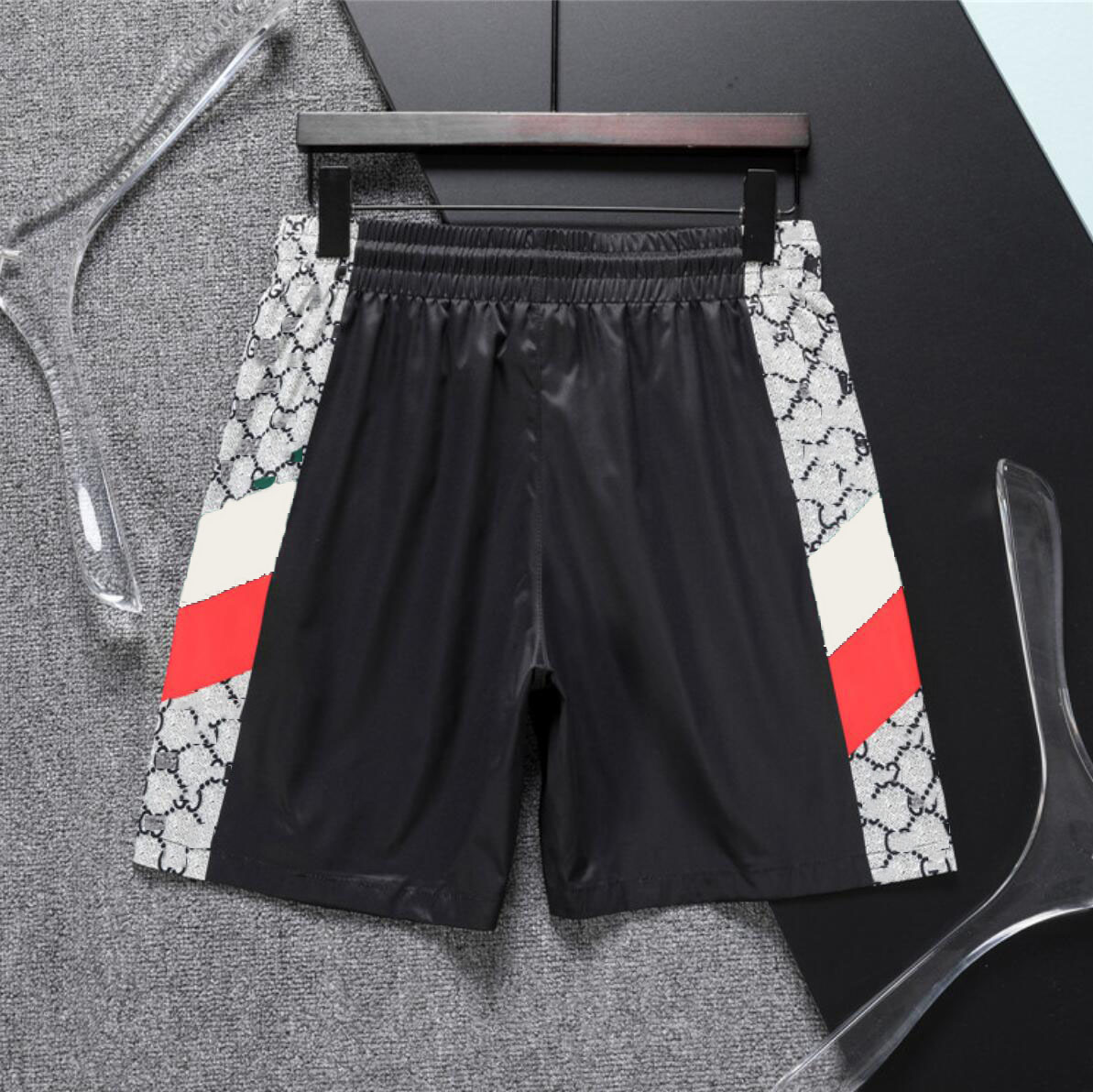 

Mens Summer Beach Shorts Fitness Building Breathable Quick Drying Short Men Casual Joggers Swimming Pants Outwear, Multi