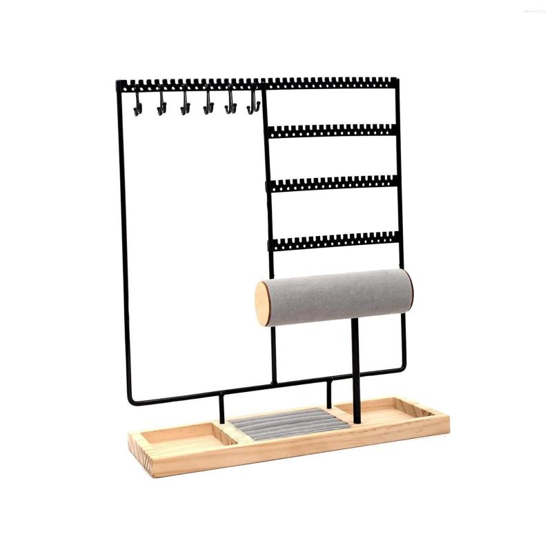 

Jewelry Pouches Earring Holder Collection Storage Tray 5 Layers Organizer For Bangles Ring Earrings Set Pendant Bracelet