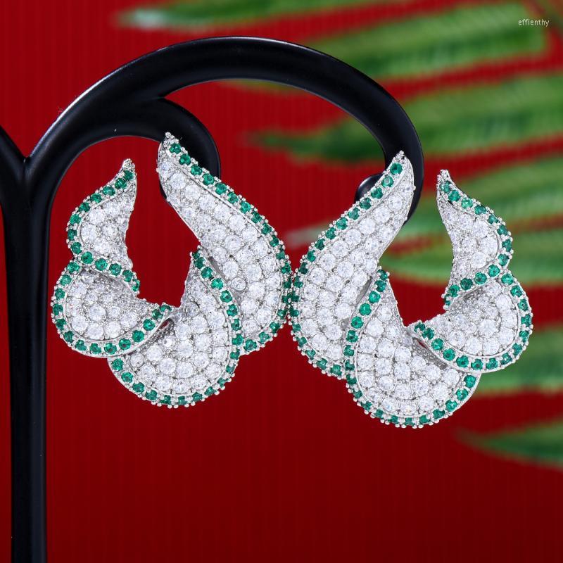 

Dangle Earrings Missvikki BOHO Trendy Sun Flowers Full Cubic Zirconia For Women Wedding Fashion Gift Bijoux