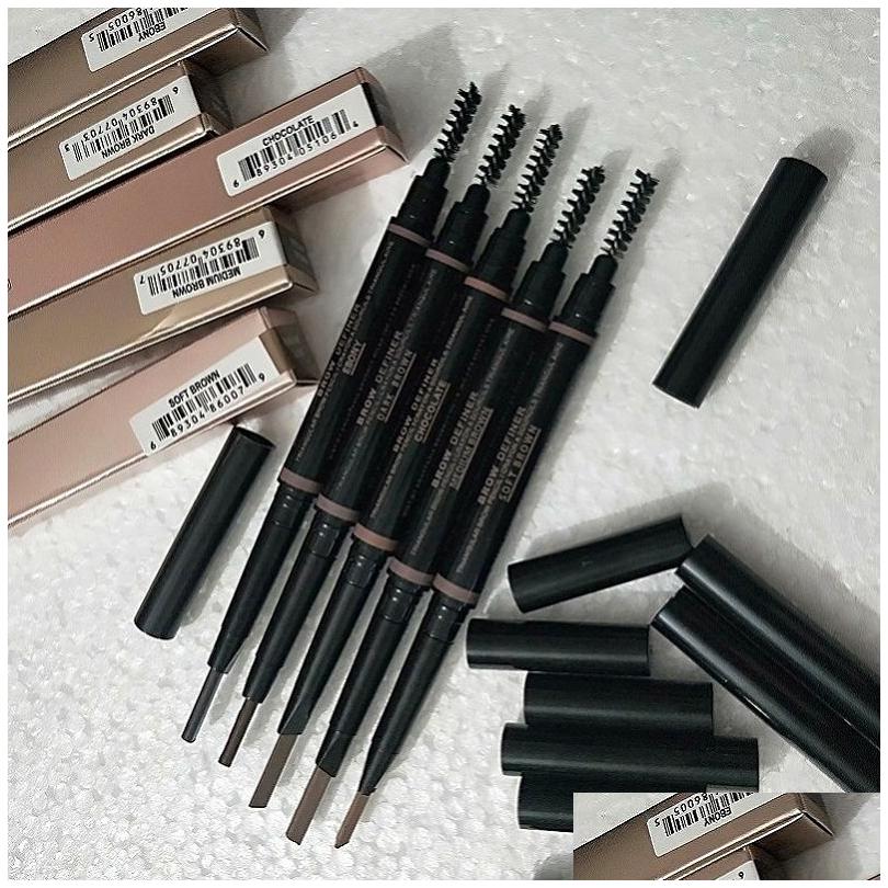 

Eyebrow Enhancers Makeup Double Pencil Crayon Ebony Soft Brown Dark Medium Chocolate Drop Delivery Health Beauty Eyes Dhru5, Customize