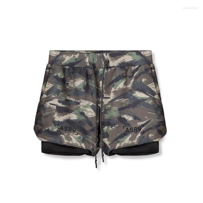 

Men's Shorts 2023 2 In 1 Running Camouflage Summer Gym Fitness Bodybuilding Training Quick-Drying Men Jogging Sports, Dk16 gray