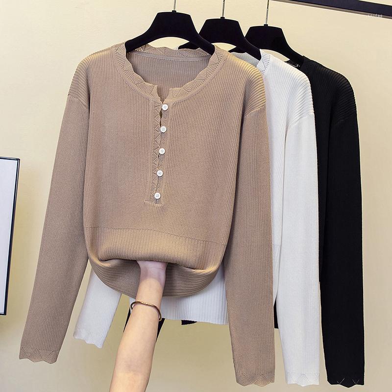 

Women's Sweaters Sweater Women's O-Neck Slimming Knitted Bottoming Shirt Oversized Drawstring Simple Large Size Pullover Casual Top, Black