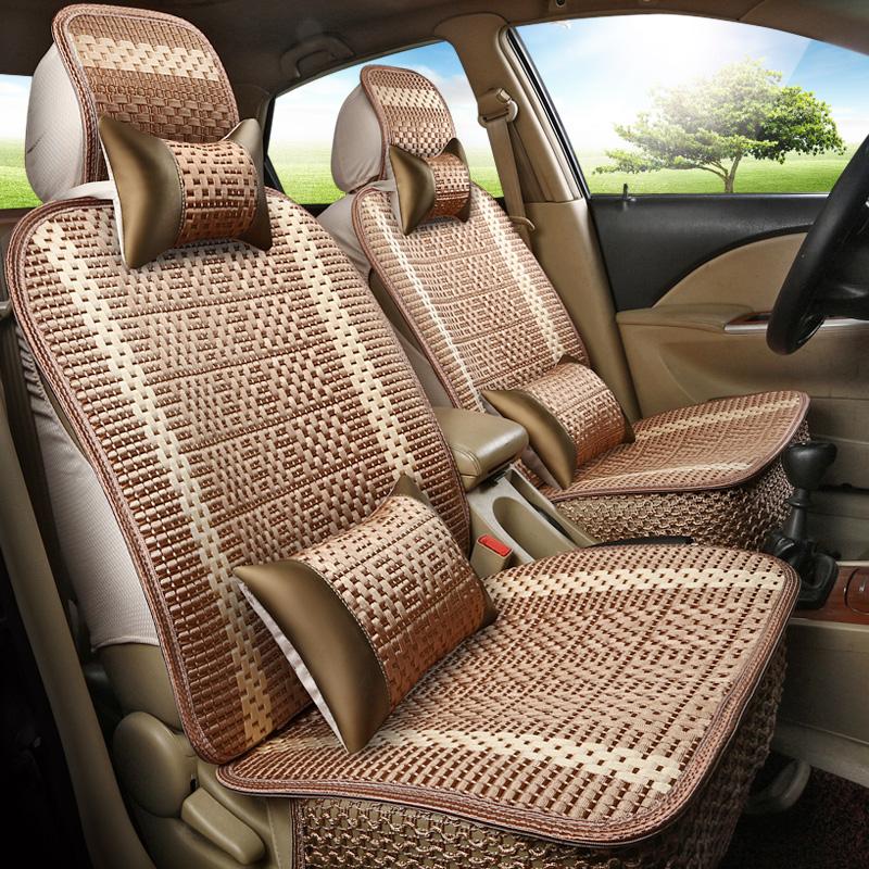 

Car Seat Covers Ice Silk Cover Cars Interior Automobiles Seats Cushion Universal Protector Leather Mats Auto Pad AccessoriesCar
