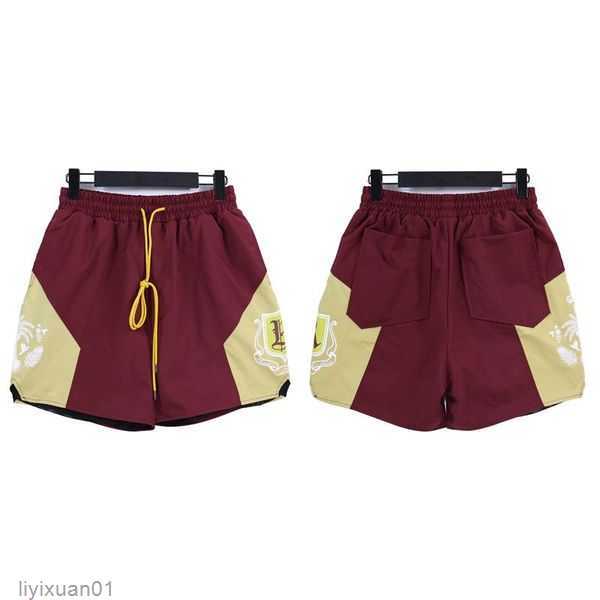 

2023 Rhude Shorts High Quality Women Designer Summer Fashion Quick Drying Streetwear Casual Hip Hop Beach Sportswear Mens Short Pants -xl 7 BX8O