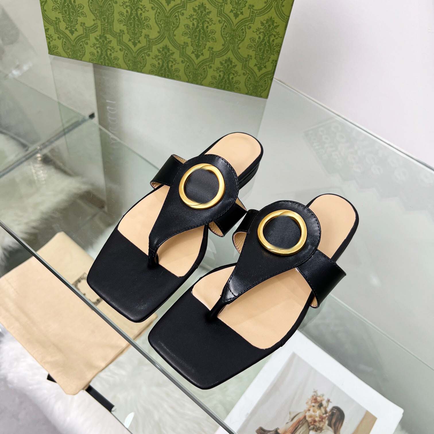 

Luxury Designer Women Slippers Chunky Rubber Slippers Jelly Sandals High Heels Sandal Summer Thick Bottom Slipper Beach Slides Alphabet Candy Colors, #15