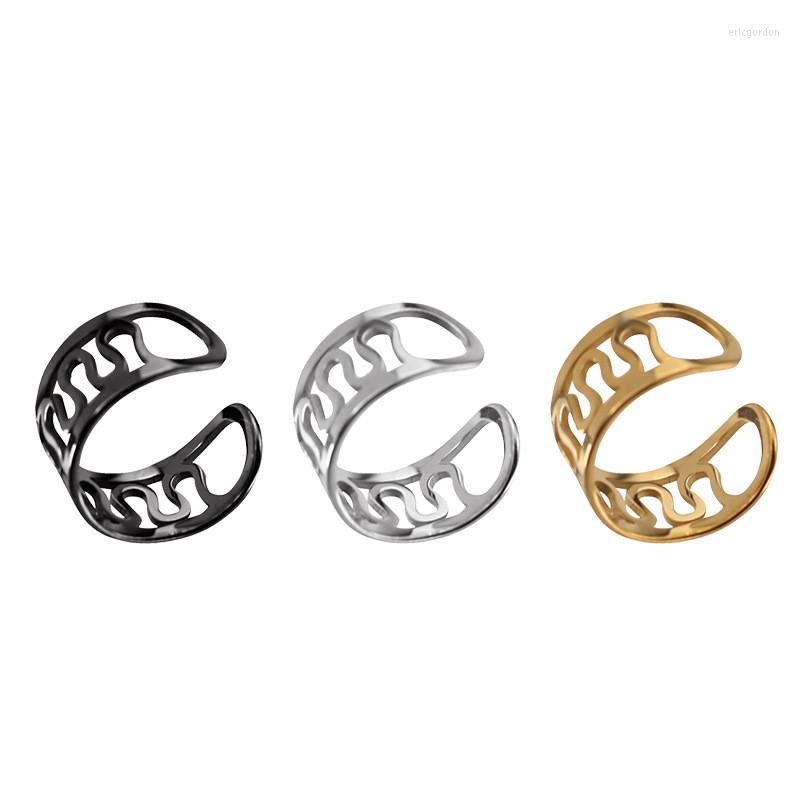 

Backs Earrings Fashion Punk U Shaped Clip Stainless Steel Simple Style Geometric Ear Jewelry Party Gifts 1pcs For Women Girls