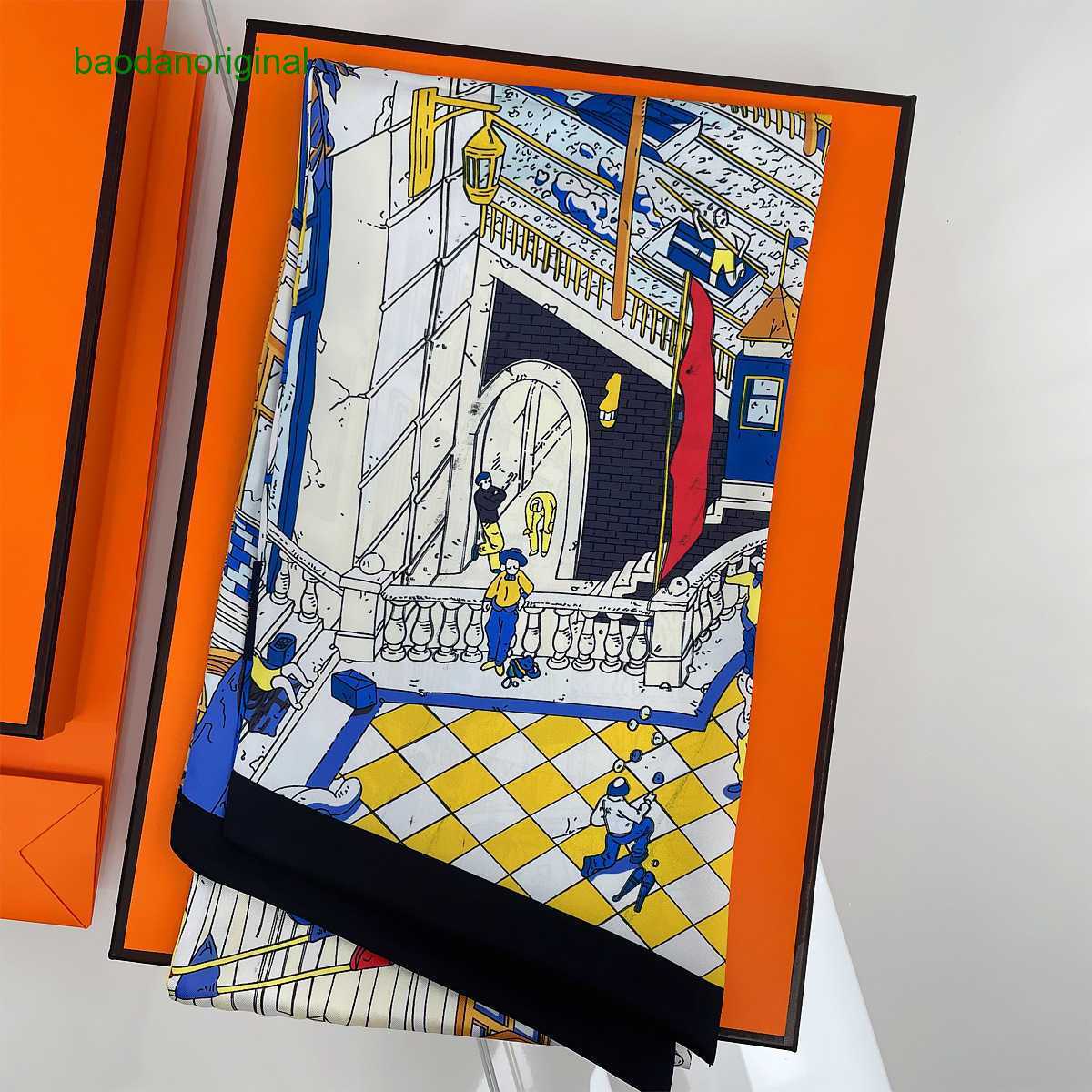 

Hemres Designer Scarves Fashionable Long Striped Small 2023 New Women's Scarf Advanced Sense Springsummer Fashion Versatile FHLD