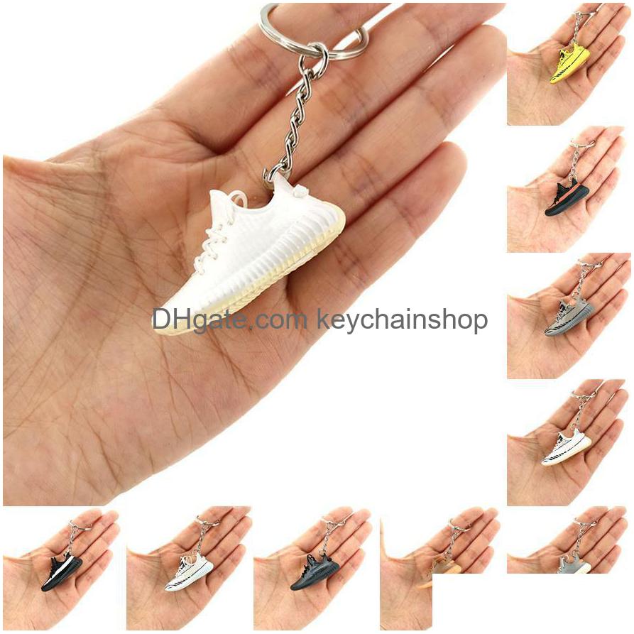 

Key Rings Brand Sport Shoe Keychain Fashion Party Sneaker Chain Color Creative Pendant 3D Ring Drop Delivery Jewelry Dhxqn