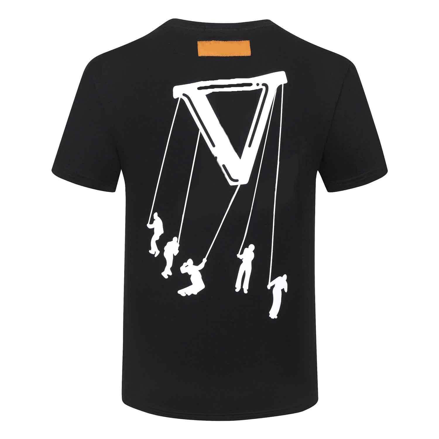 

Newest Summer T shirt Designer TShirt Luxury Mens T-Shirts Black White Color Letters Short Sleeve Men Women 100% cotton Short Sleeves Size S-6XL