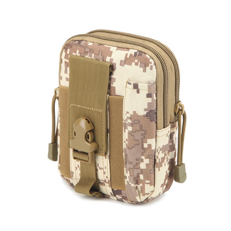 

Waist Bags Men Canvas Phone Bag Hip Belt Wallet Purse Case Pouch Pochete Homem Fashion Camouflage Outdoor 1PC Money Card, Sky blue
