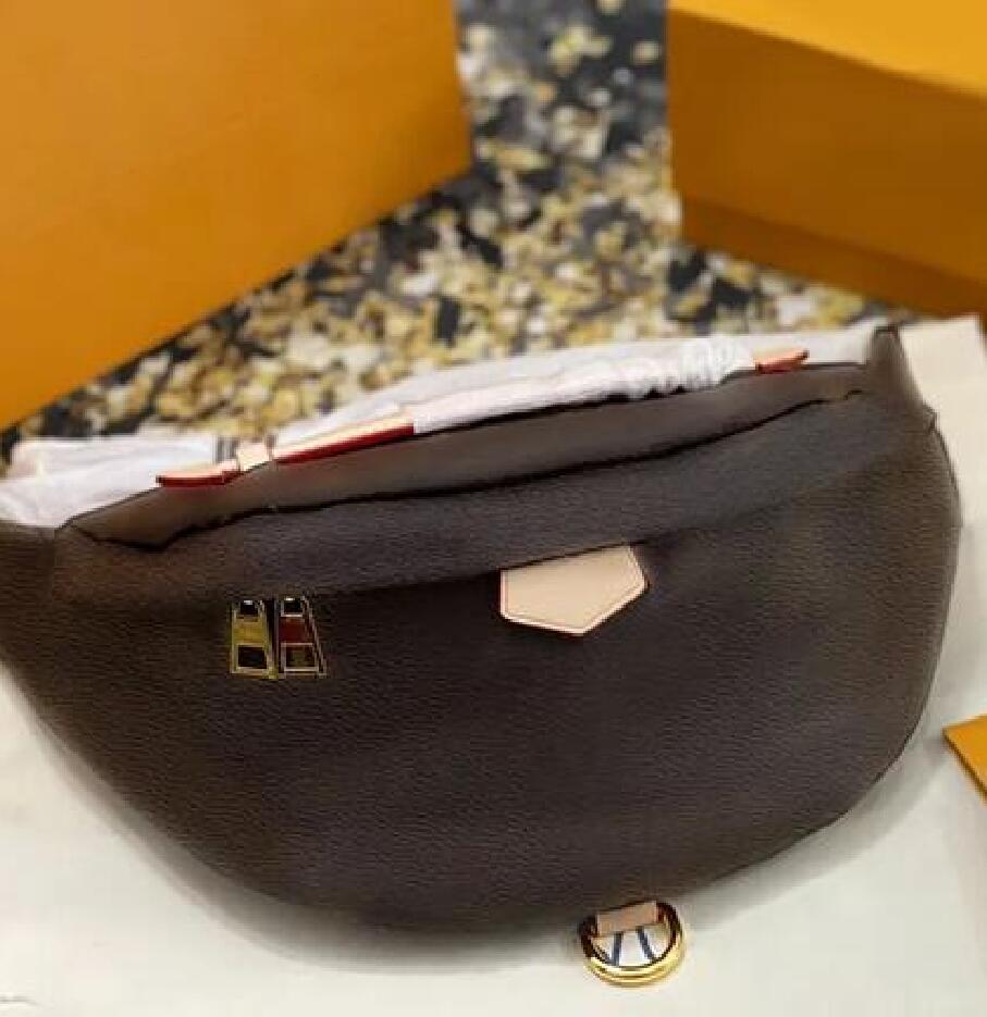 

bumbag fashion ladies waist bag luxury designer Men's travel casual one-shoulder bag wallet, Brown