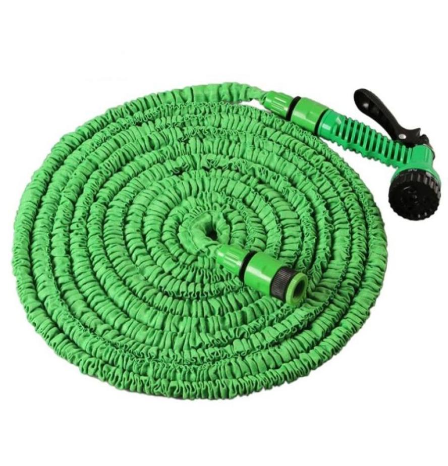

7545M Expandable Magic Flexible Garden Hose Plastic Spray Gun Garden Yard Hose Hose Outdoor Spray Gun2455493, Green