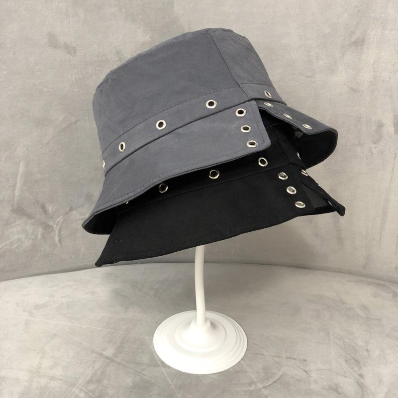

Berets Foldable Hat Ladies Summer Personality Open Thin Fisherman Hats Spring And Autumn Street Hipster Willow Nail Small Basin Cap, 80mao-bai se