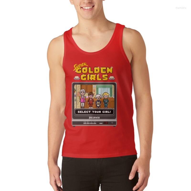 

Men' Tank Tops Golden Girls: The Video Game Top Vests Vest Men' Gym, Black
