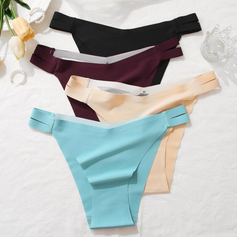 

Women's Panties Cotton G-string Women Lace M- Sexy Thong Underwear For Woman Low Waist Pantys Female T-Back Lingerie, Lavender