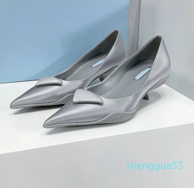 

top quality Casual Shoes Designer fashion dress shoes luxury women's brand party black and white gray collar slingbacks size 35-40 with box, Pink