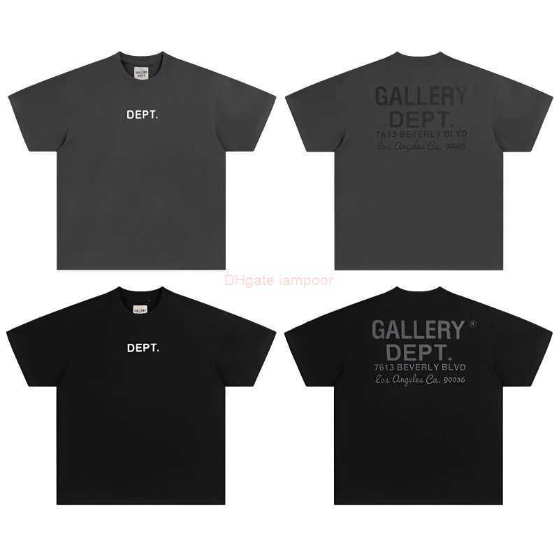 

Designer Fashion Clothing Tees Tshirt Galleryes Depts Basic Letter Printing Round Neck Short Sleeve Tshirt Pure Cotton Round Neck Tee Fashion for Men Women Tops for s, Dark grey 995