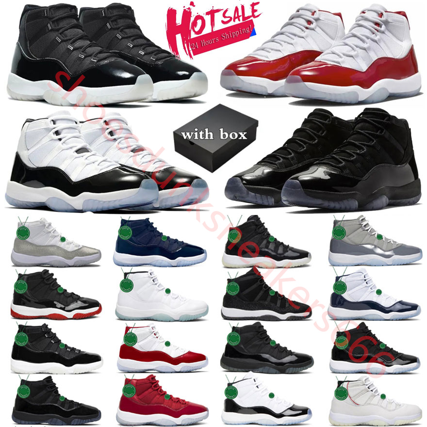 

With Box Jumpman 11s 11 Basketball Shoes Cement Space Jam Legend Blue Cool Grey Cherry Men Women 72-10 Bred Animal Instinct Midnight Navy Sports Trainers outdoor, Color#14