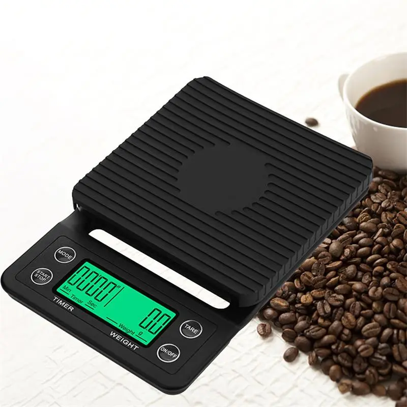 

Precision Drip Coffee Scale Coffee Weighing 1g Drip Coffee Scale with Timer Digital Kitchen Scale High Precision LCD Scales, Default