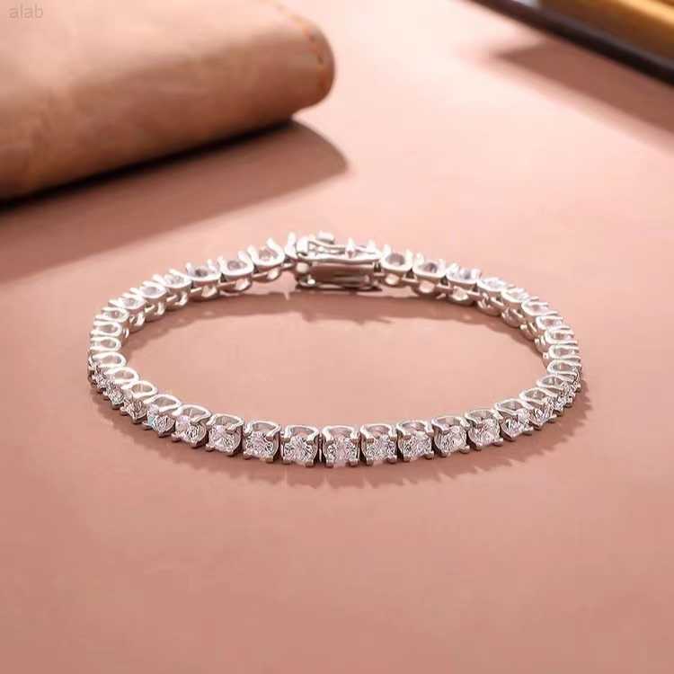 

Qianjian Best New Products Fine Jewelry Moissanite Tennis Necklaces Accessories