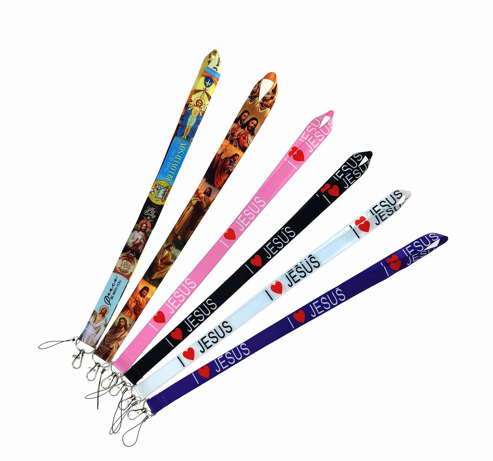 

I Love Jesus Fashion Lanyard Keychain Cell Phone Hanging Rope ID Card Pass Badge Holder Neck Strap Unisex Decorative Accessories dhgate