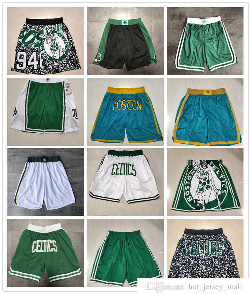 

Boston''Celtics''men Retro Basketball Shorts pocket Size Short, Color
