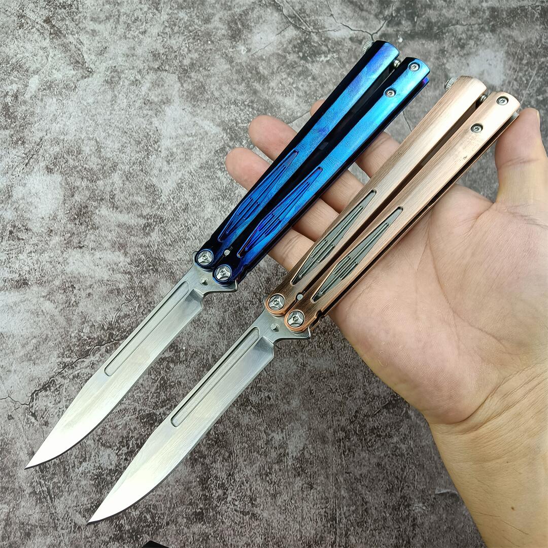 

Theone BM Training Knife Balisong Trainer Pocket KNIVES Man's gift