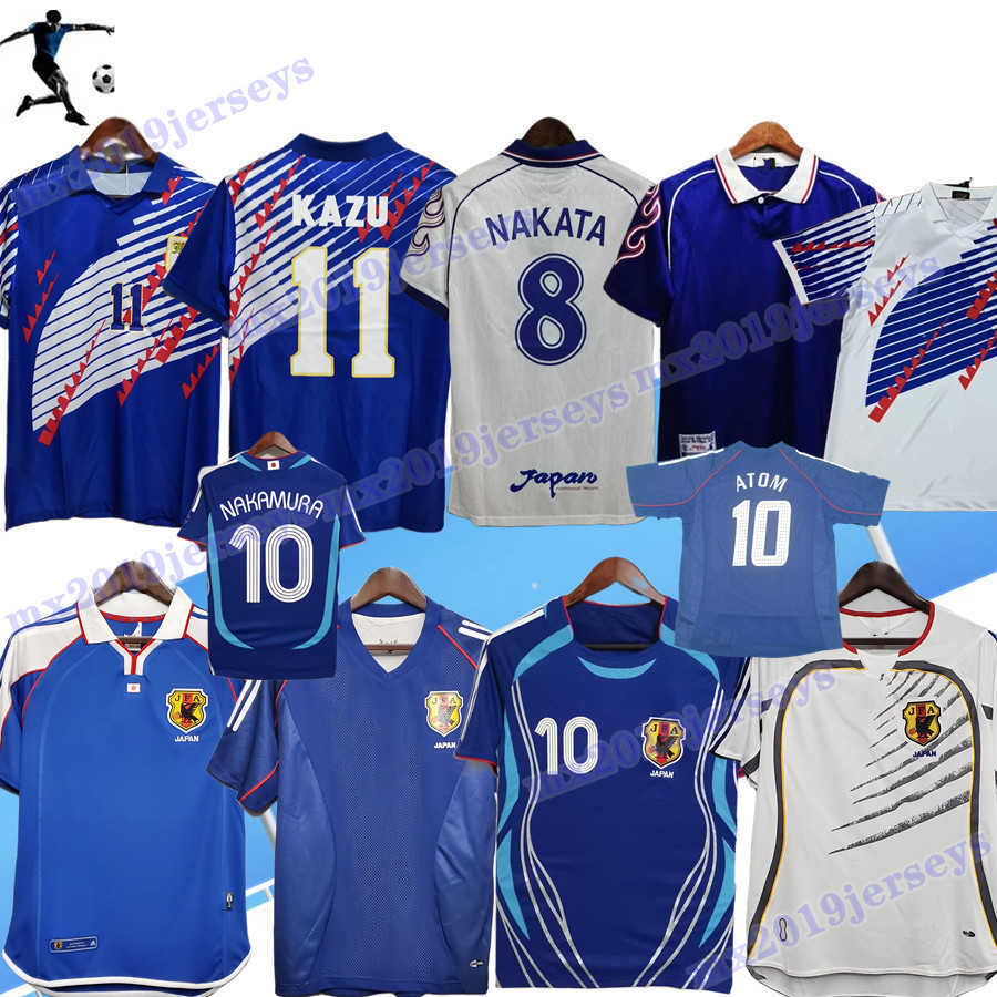 

94 96 98 99 Soccer Japan Retro Jerseys Vintage NAKATA NAKAYAMA KAZU NANAMI ATOM JITO TSUBASA NAKATA NAKAMURA INAMOTO 00 02 06 Football Shirt Kits National Team, 2000