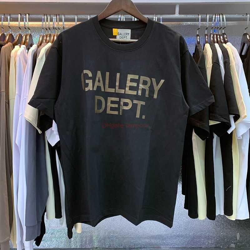 

Designer Fashion Clothing Tees Tshirt Galleryes Depts American Fashion Brand Classic Slogan Letter Printing Men's Women's Casual Short Sleeve Loose Street T-shirt