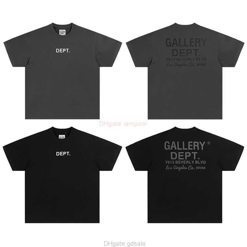 

Designer Fashion Clothing Tees Tshirt Galleryes Depts Dark Letter Printing Round Neck Short Sleeve Tshirt Pure Cotton Tee Fashion Youth Luxury Casual Tops Streetwe, Grey yc995