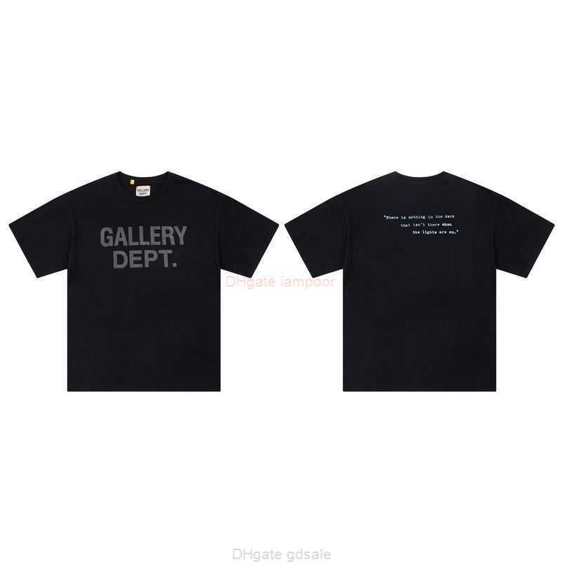 

Designer Fashion Clothing Tees Tshirt Galleryes Depts American Fashion Brand Simple Slogan Letter Printing Short Sleeve Loose Relaxed Men's Women's T-shirt Summer