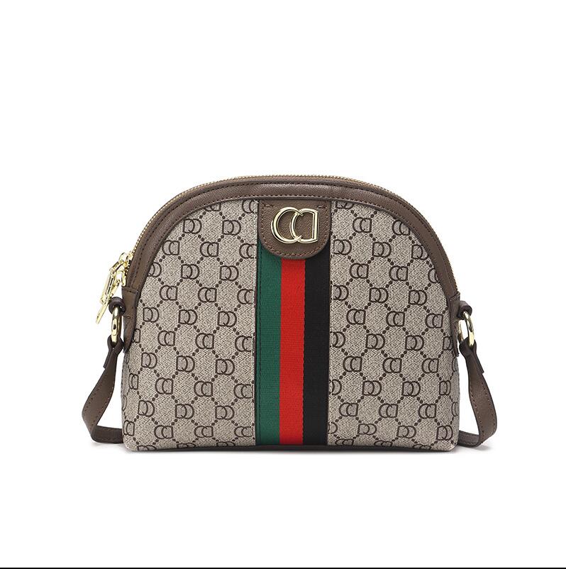 

hot Fashion brand lady handbag purses high quality crossbody women bags letter GGity stitching striped shoulder bag shell bag G8825