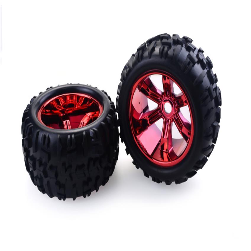 

2pcs ZD XYH model car Racing HSP 1 8 bigfoot wheels tires191h