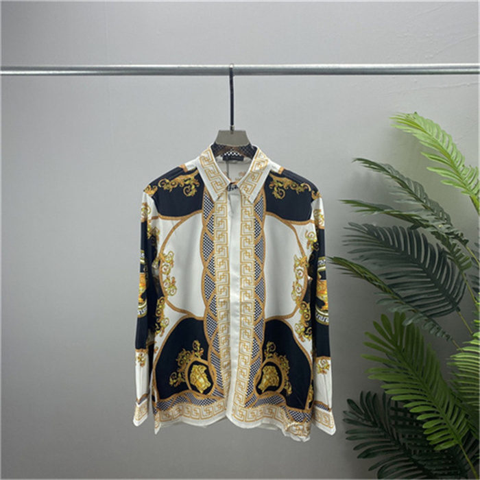 

Casablanca 23ss table tennis club shirts fortune cat stadium long sleeve men designer shirt#057
