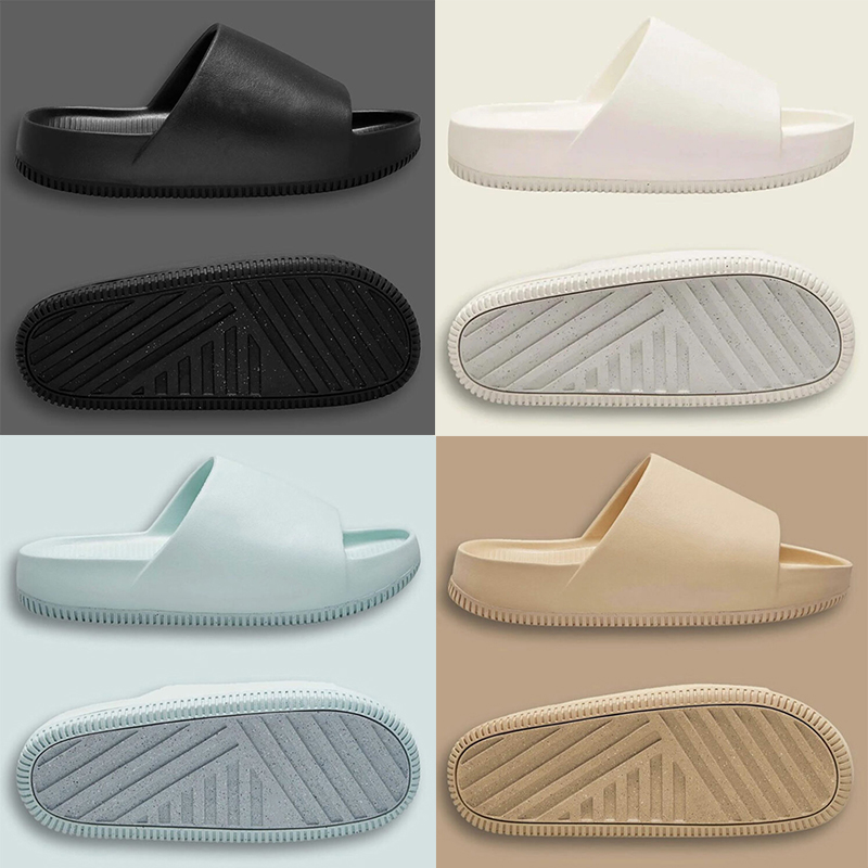 

2023 men women calm slide slipper Black Sail Geode Teal Jade Ice Sesame outdoor mens slides slippers