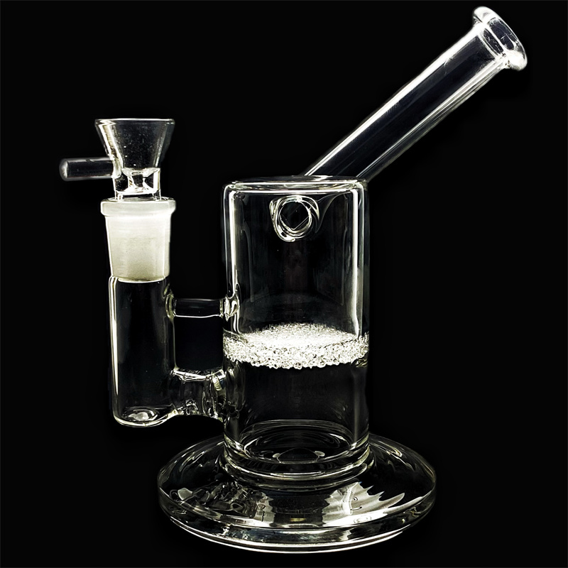 

6.5 inch glass hookah with sintered disc 19mm drilling rig