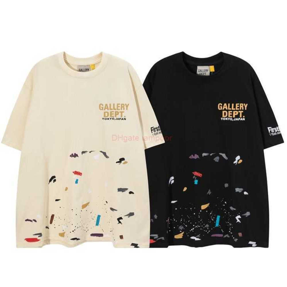 

Designer Fashion Clothing Tees Tshirt Galleryes Depts Tokyo Japan Limited Colorful Splash Ink Mens Womens Youth Short Sleeve Tshirt Luxury Casual Tops Streetwears, Black
