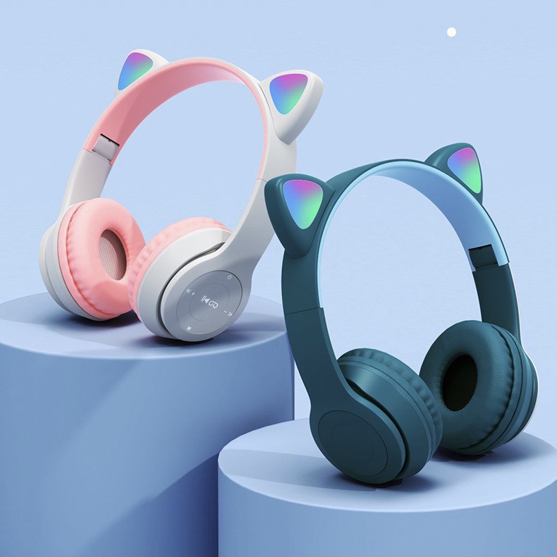 

best seller crossborder p47m cats ears steamed catear shaped bread headset