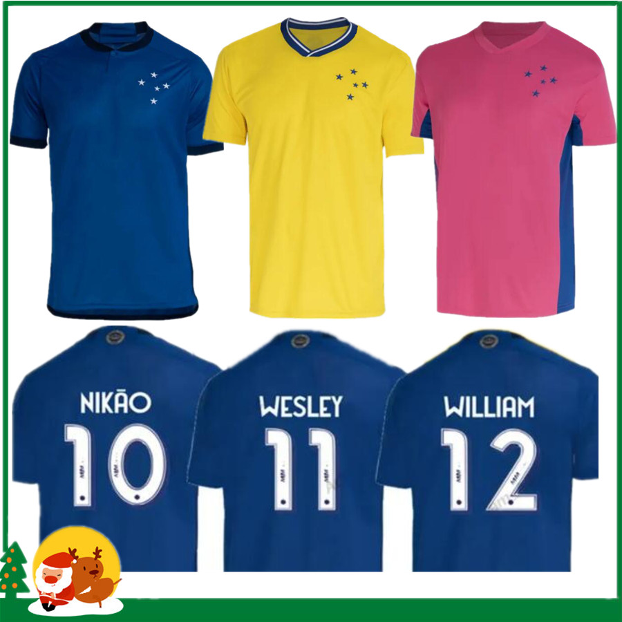 

23 24 CRUZEIRO home away soccer jersey 2023 2024 FRED ROBINHO NEVES football shirt, New 23/24 cruzeiro home