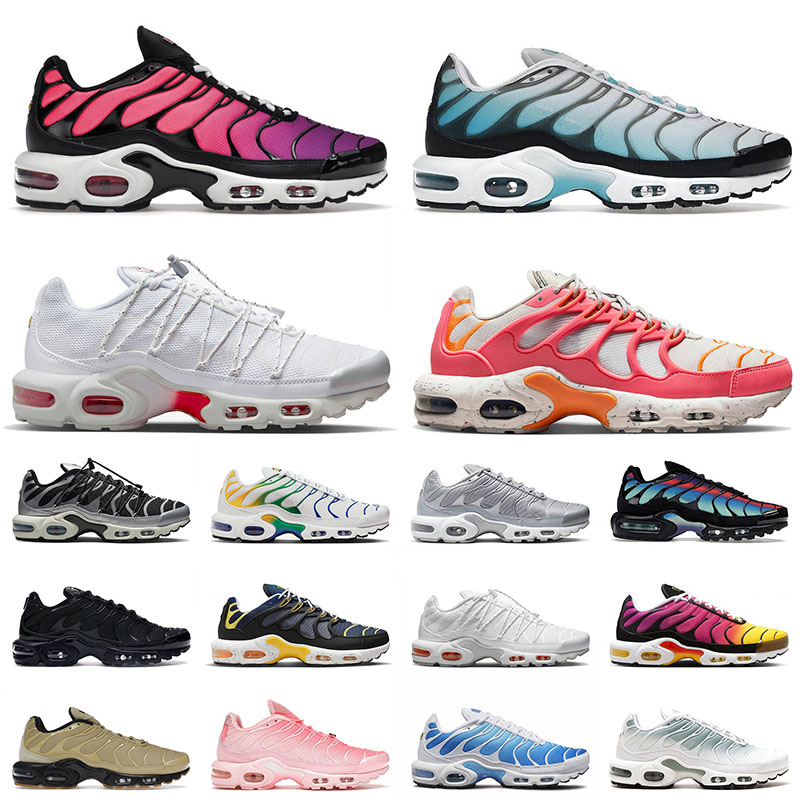 

Sports Plus Tn Utlity Running Shoes for Men Women Dusk Baltic Blue Terrascape Tns Atlanta Brazil Black Reflective Pink Gradient Dusk Trainers Sneakers 36-46