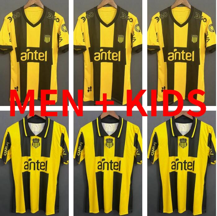 

23 24 Uruguay Penarol Home Soccer Jerseys Commemorative Edition 2023 2024 Club Atletico Penarol C.RODRIGUEZ Gargano football shirts away third 131th men kids kit, Kids size