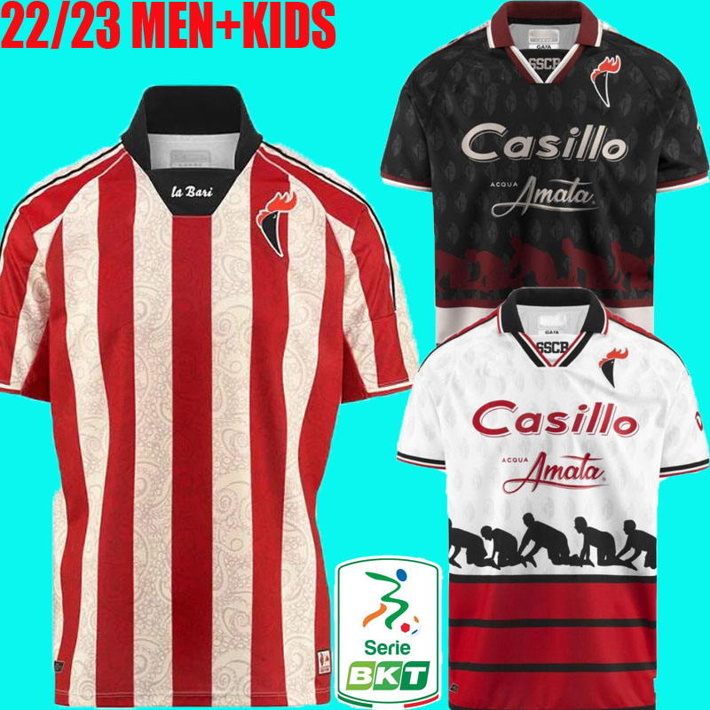 

Maglia SSC Bari Soccer Jerseys Kids Kit Maglietta Maglie Calcio 22 23 Football Shirt 2023 2024 Special Edition Tracksuit Tuta Home Away Set BOTTA CHEDDIRA long sleeve, 21/22 special