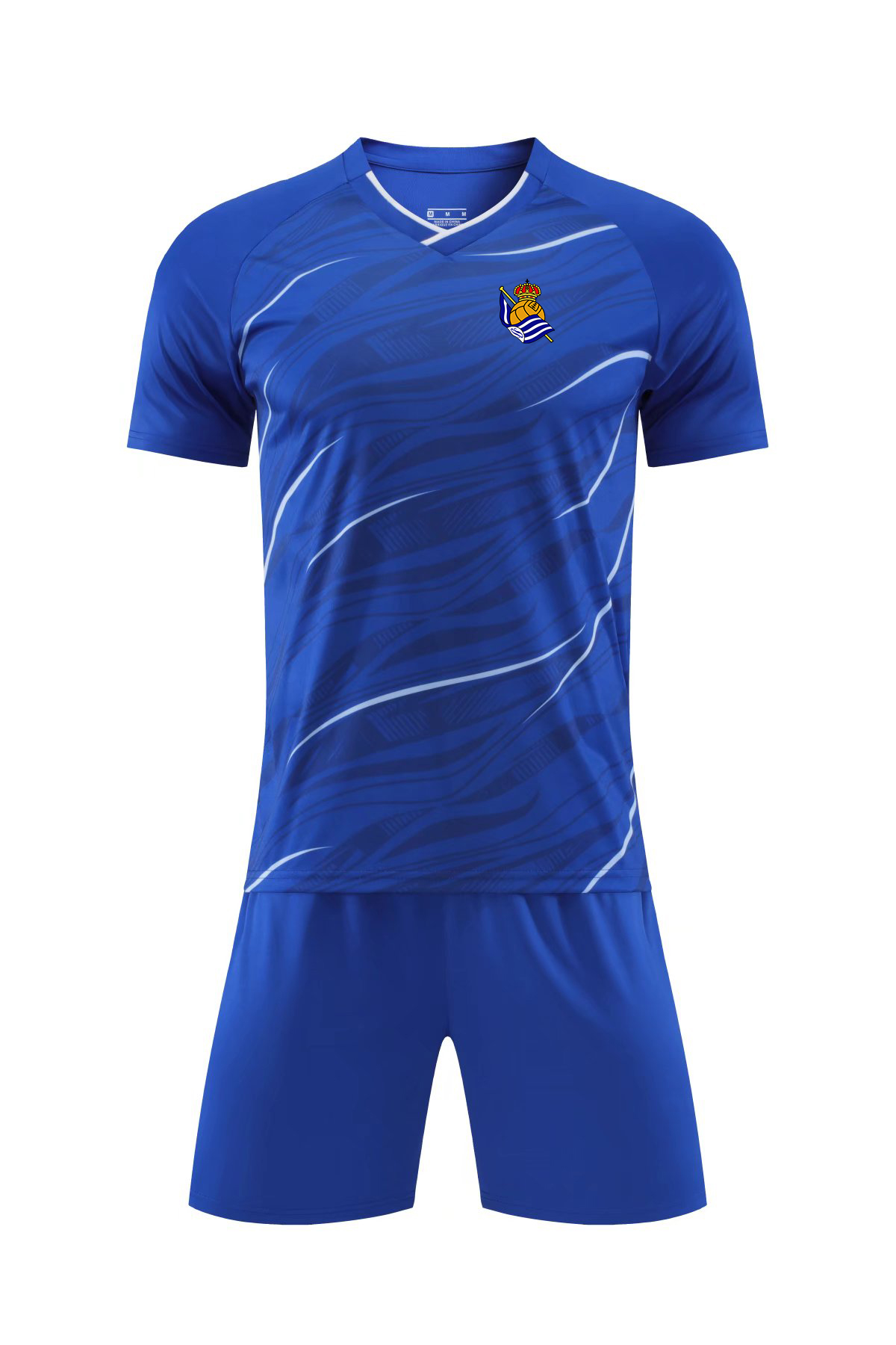 Real Sociedad Men's Tracksuits children summer leisure sport short sleeve suit outdoor sports jogging T shirt