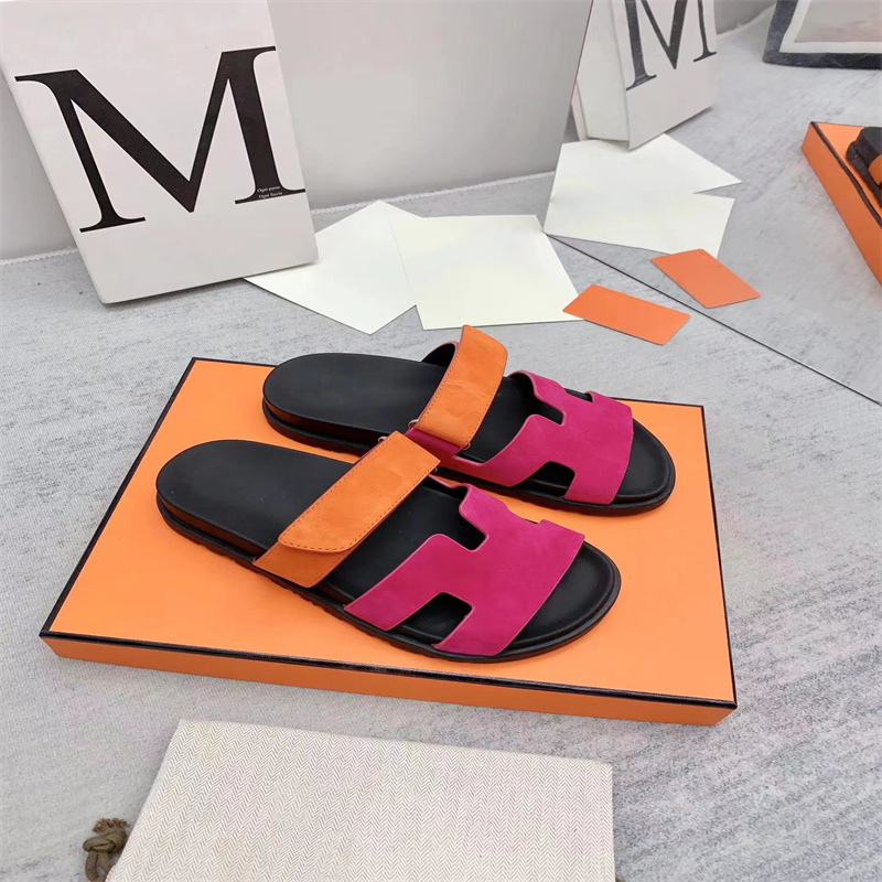 

designer slipper slides sandal summer sandals sandles shoes men classic brand beach slides casual woman outside slippers sliders beach leather 10A with box 35-45