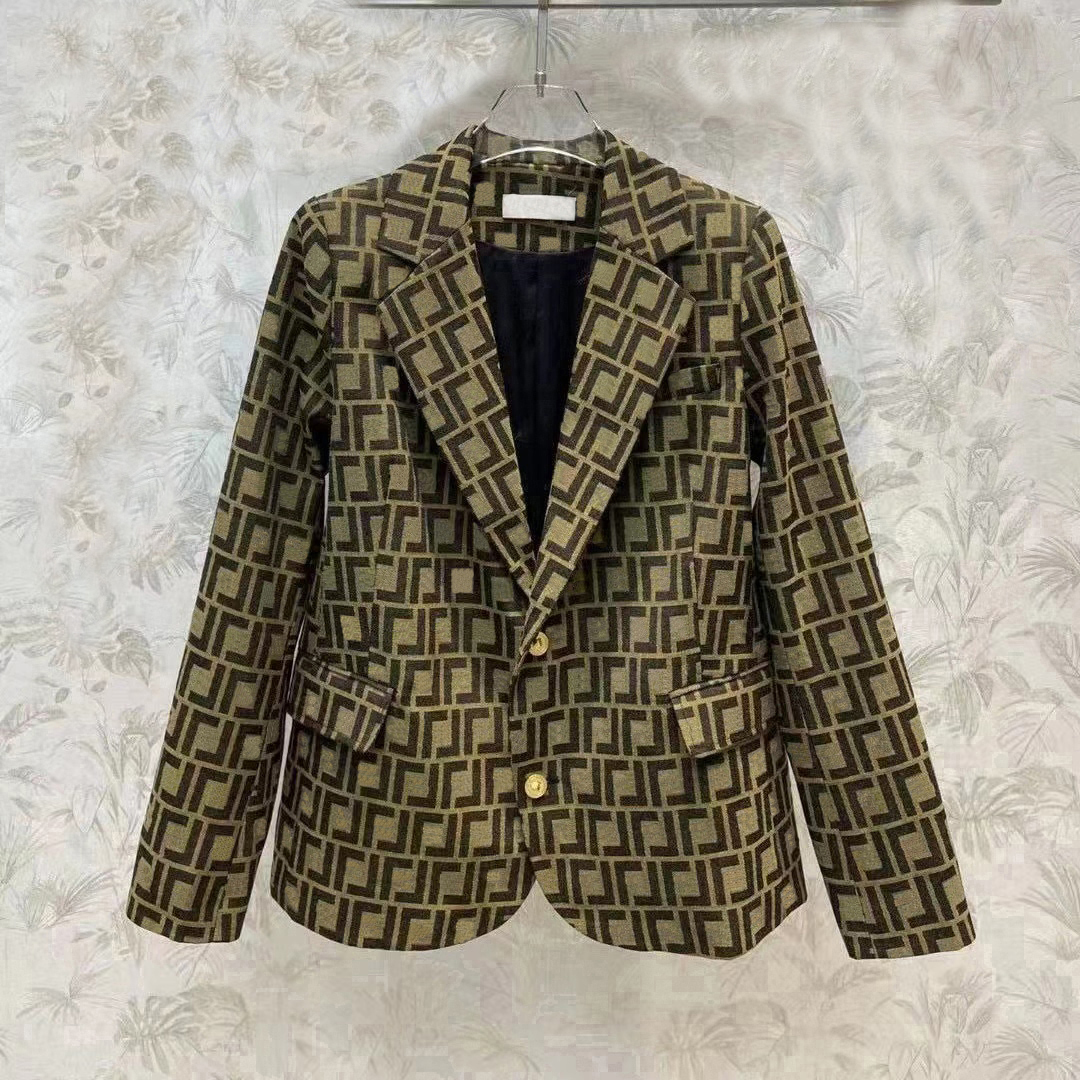 

Womens designer blazers Clothing suits jackets spring new released tops, Brown