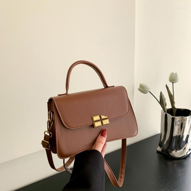 

Evening Bags Women Fashion Small Crossbody Shoulder Luxury Designer Purse And Handbags For Female Solid Color PU Leather Messenger Bag, White