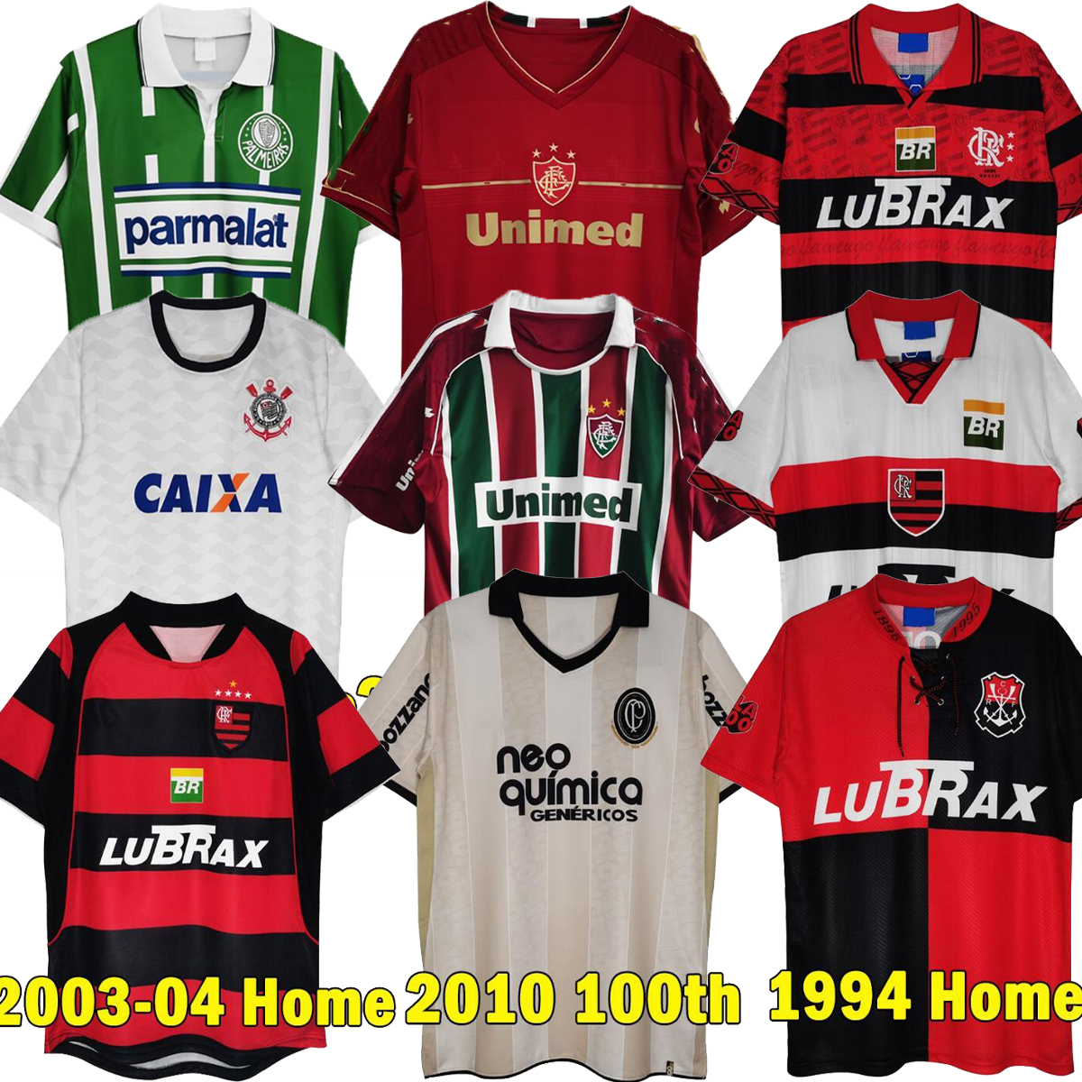 

1992 96 Palmeiras retro Soccer Jerseys 1994 95 2003 04 Flamengo 2000 Sao Paulo 2008 09 2011 12 Fluminense 100th 2010 Corinthians 2012 2013 Santos, Blue
