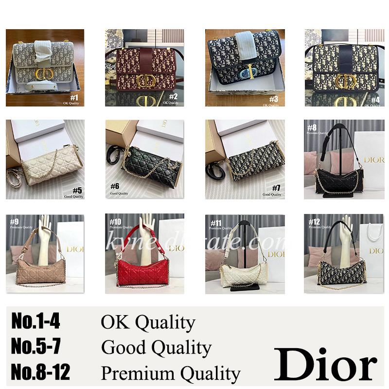 D-I-O-R Premium/Good Dupe Fashion Women's Shoulder Bag Handbag Chain Bags